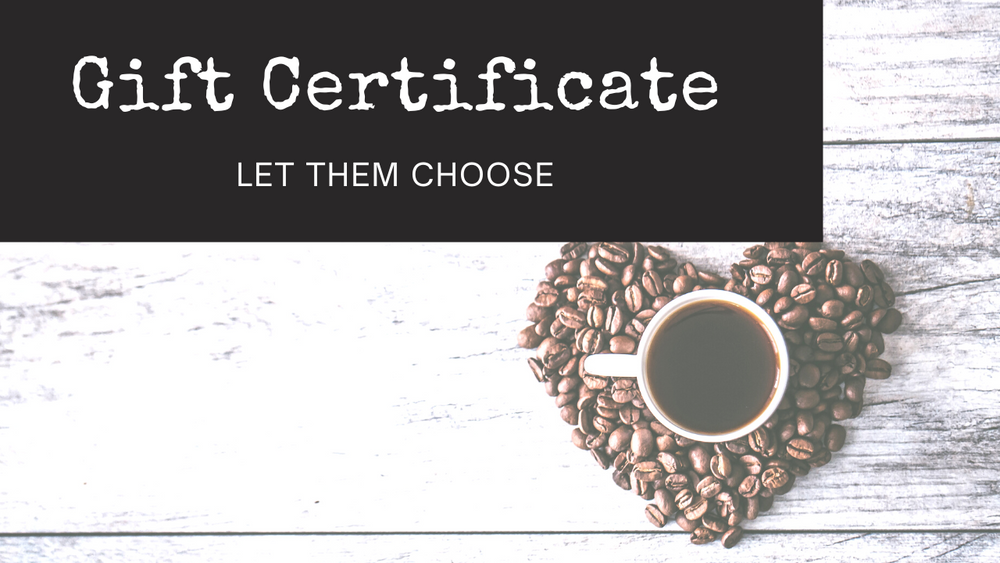 Incognita Coffee Gift Certificate